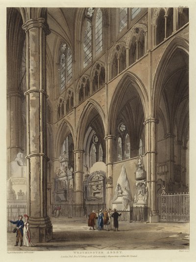 Westminster Abbey von Pugin and Rowlandson